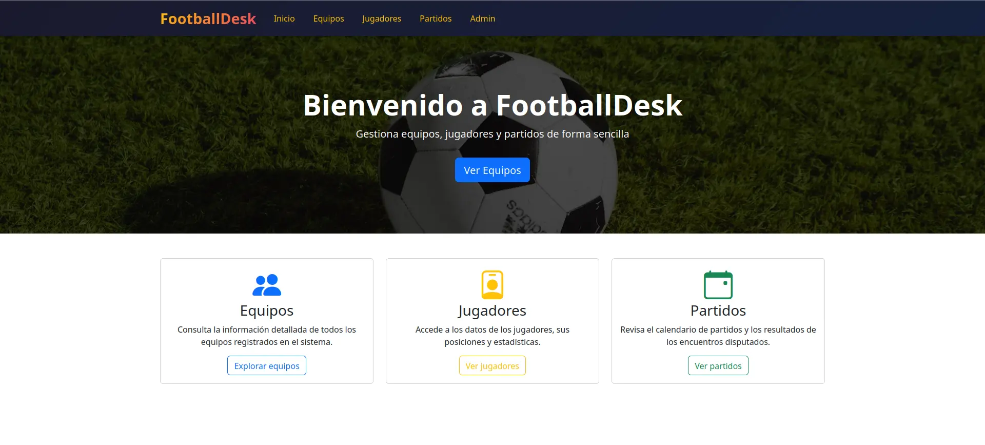 FootballDesk